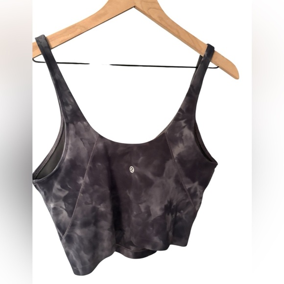 Lululemon Align Tank Diamond Dye Pitch‎ Grey Graphite Grey Size 12 - Picture 4 of 7